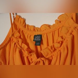 Women’s Cropped Orange Top